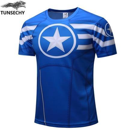 2019 Captain American Marvel T shirt Avengers
