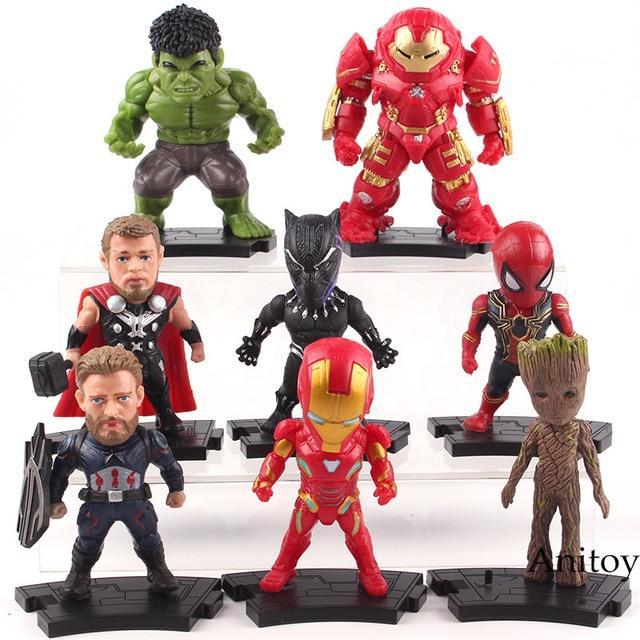 2019 Marvel Action Figures Figure Toys 8pcs