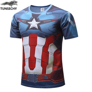 2019 Captain American Marvel T shirt Avengers