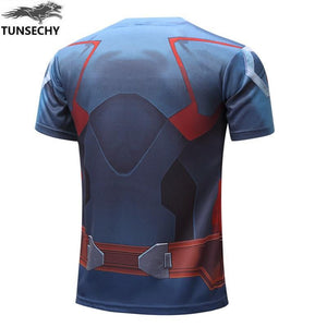 2019 Captain American Marvel T shirt Avengers
