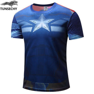 2019 Captain American Marvel T shirt Avengers