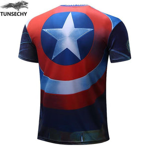 2019 Captain American Marvel T shirt Avengers