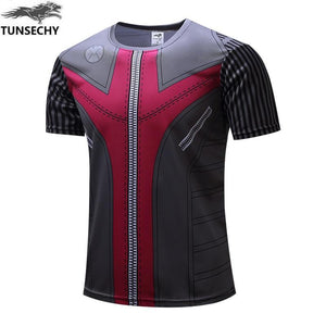 2019 Full Captain Marvel T-Shirt Avengers Superhero Mens
