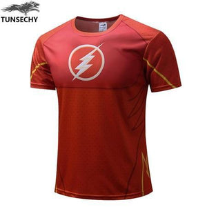 2019 Flash Captain Marvel T shirt Avengers