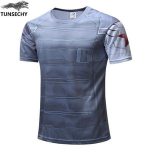 2019 Full Captain Marvel T-Shirt Avengers Superhero Mens