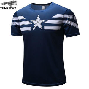 2019 Captain American Marvel T shirt Avengers