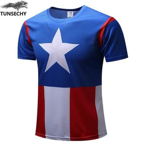 2019 Captain American Marvel T shirt Avengers