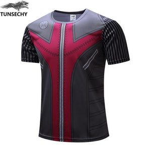 2019 Full Captain Marvel T-Shirt Avengers Superhero Mens