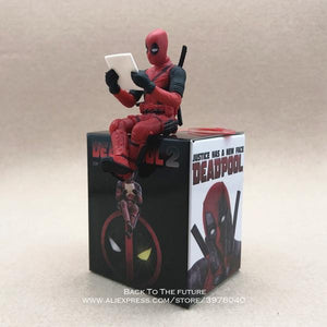2019 Disney Marvel X-Men Deadpool 2 Action Figure Sitting Posture Model - with box