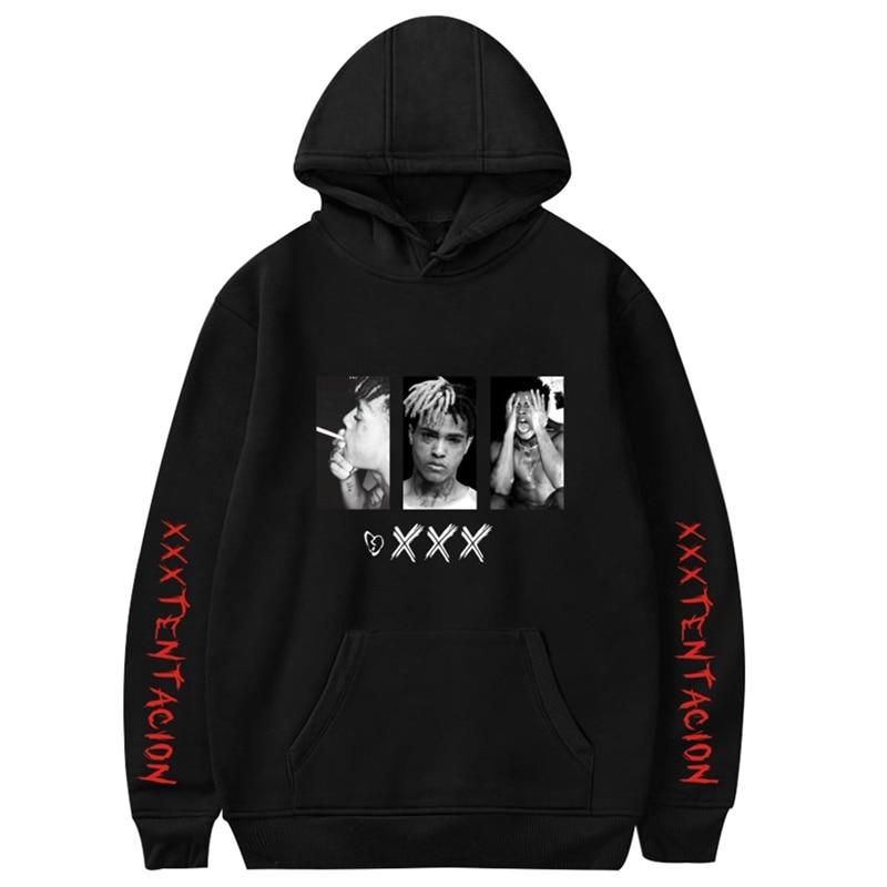 2019 Hot Sale Hip Hop Hoodies Sweatshirts Raper XXXTentacion Harajuku