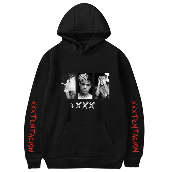 2019 Hot Sale Hip Hop Hoodies Sweatshirts Raper XXXTentacion Harajuku