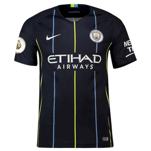 Sergio Agüero Manchester City 2018/19 Away Replica Stadium Player Jersey – Navy